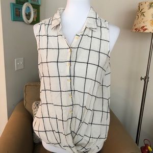 Anthropologie - Isabella Sinclair Twist Front Top